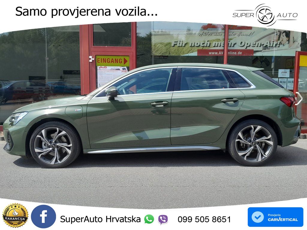 Audi A3 Sportback 40 TFSI e (204 KS) Plug-in Hybrid S tronic S line LED+ACC