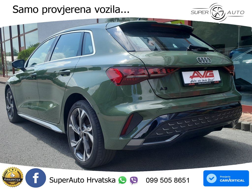 Audi A3 Sportback 40 TFSI e (204 KS) Plug-in Hybrid S tronic S line LED+ACC