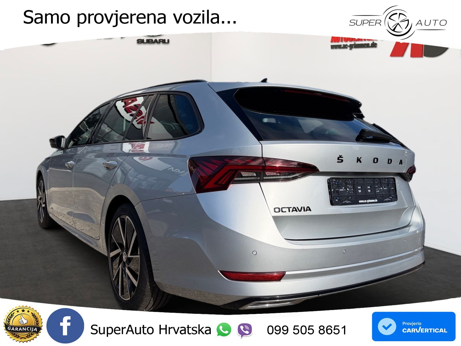Škoda Octavia Combi 2.0 TDI (150 KS) DSG SportLine