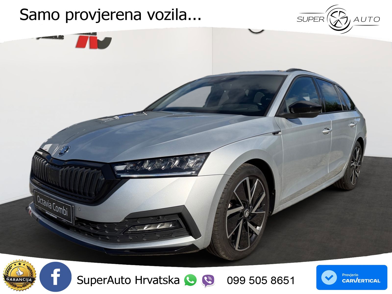 Škoda Octavia Combi 2.0 TDI (150 KS) DSG SportLine