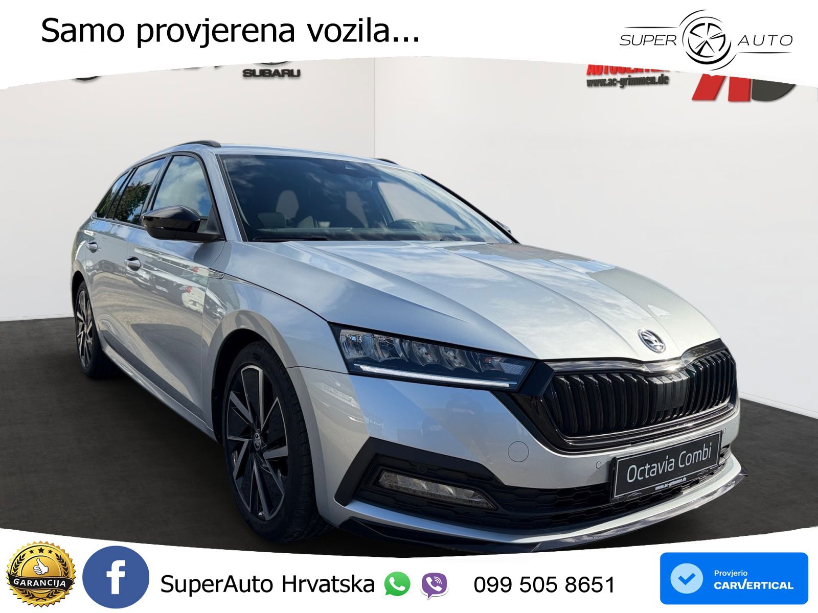 Škoda Octavia Combi 2.0 TDI (150 KS) DSG SportLine
