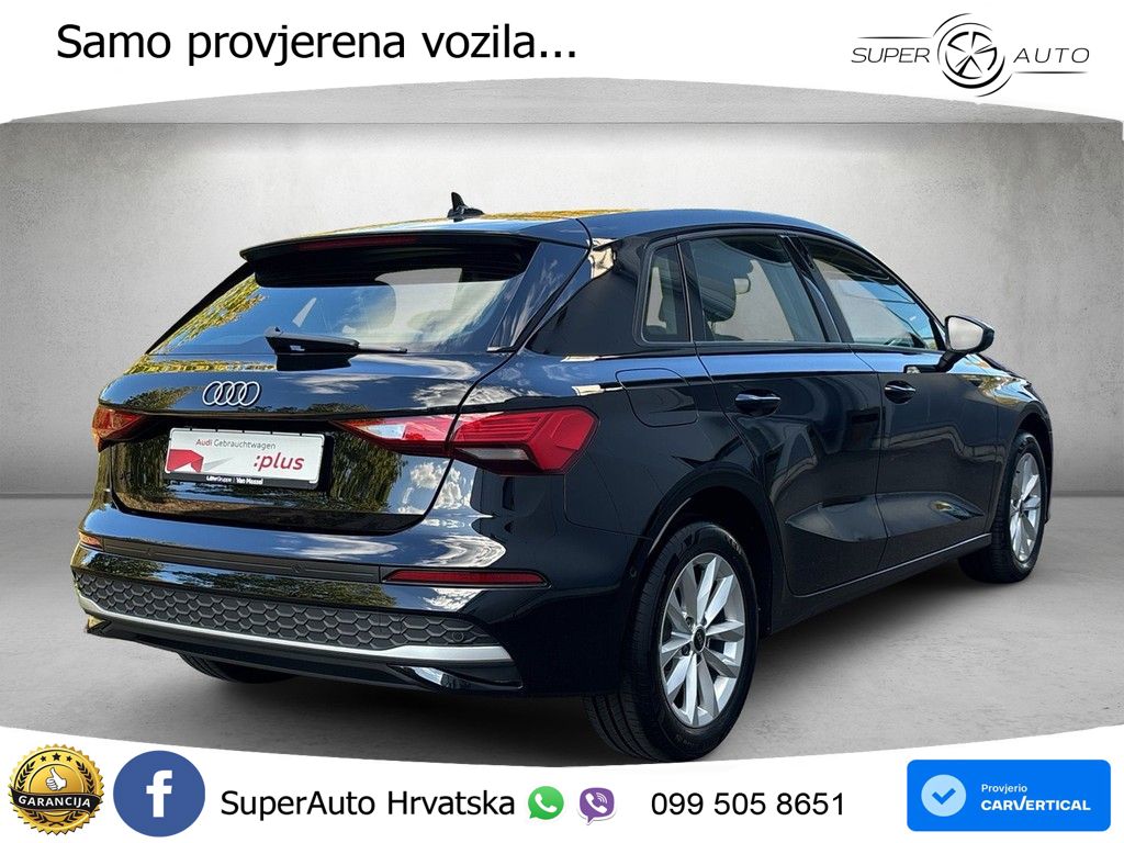 Audi A3 Sportback 30 TFSI (116 KS) Mild Hybrid S tronic