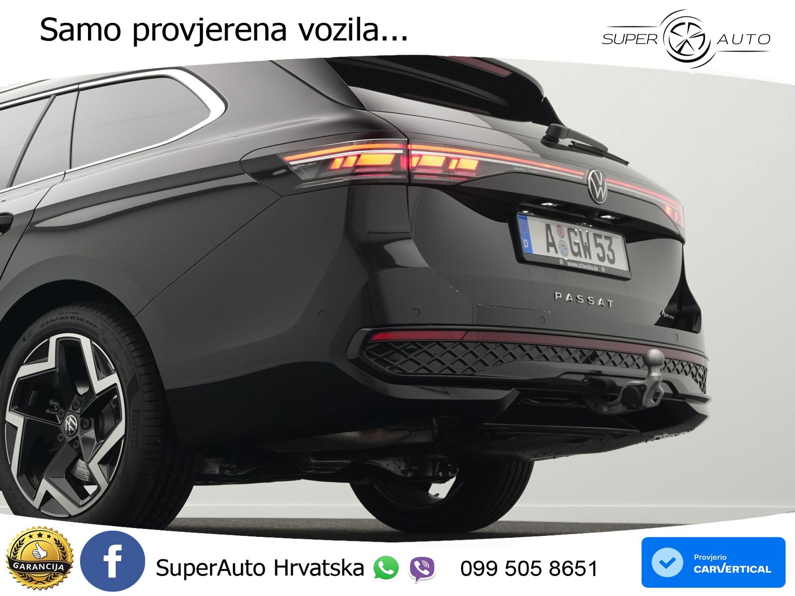 Volkswagen Passat Variant 2.0 TDI (193 KS) 4MOTION DSG R-Line LED+GR SJED+ACC