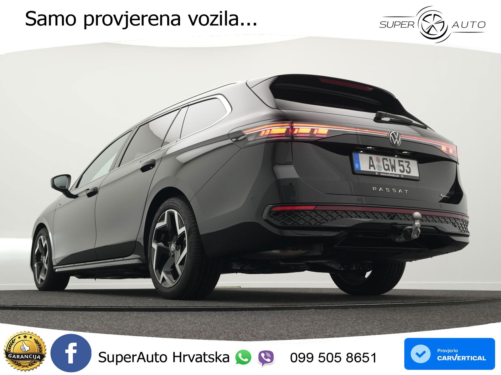Volkswagen Passat Variant 2.0 TDI (193 KS) 4MOTION DSG R-Line LED+GR SJED+ACC