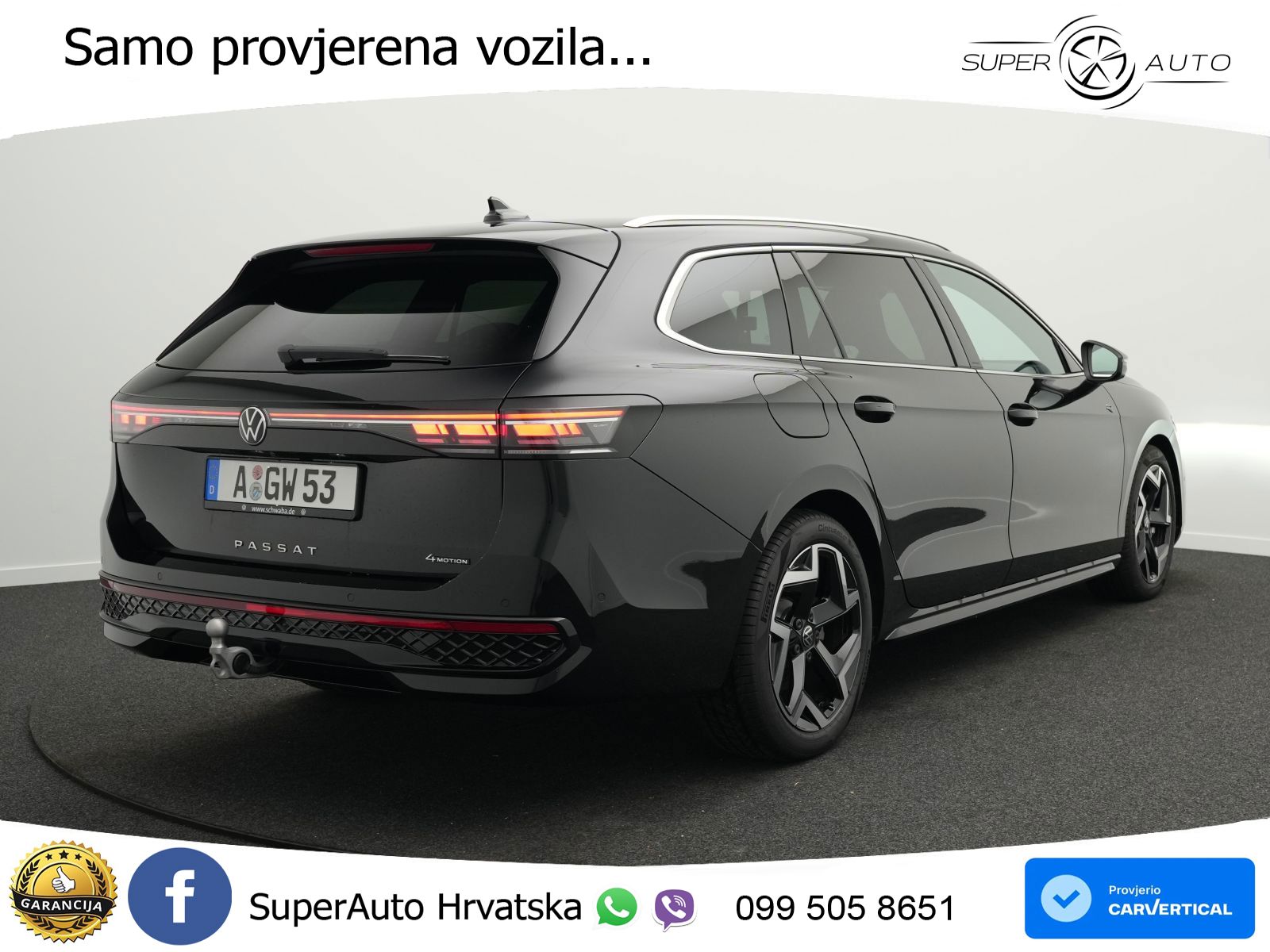 Volkswagen Passat Variant 2.0 TDI (193 KS) 4MOTION DSG R-Line LED+GR SJED+ACC