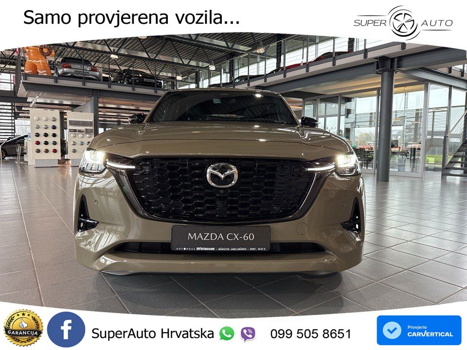 Mazda CX-60 3.3 e-Skyactiv D (254 KS) AWD Automatic MATRIX+GR SJED+KAM