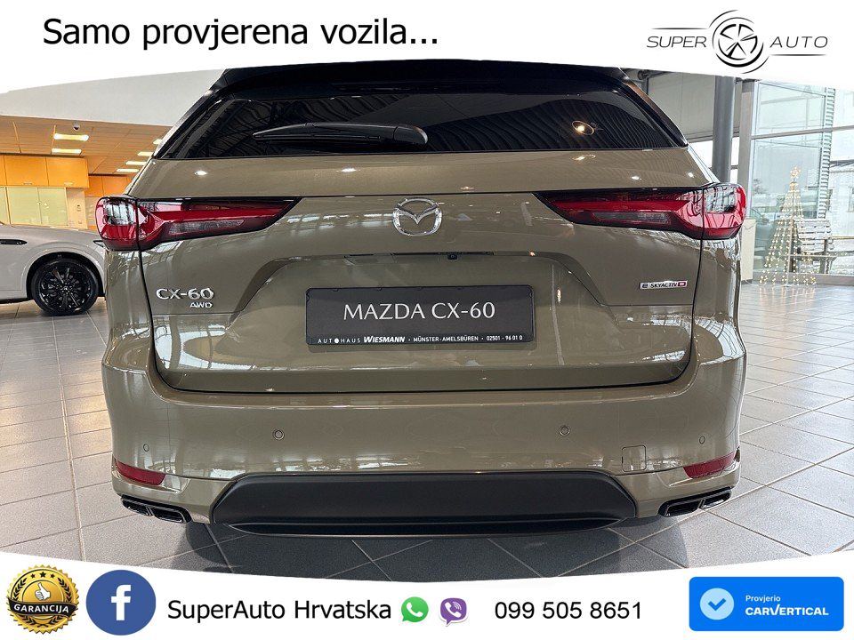 Mazda CX-60 3.3 e-Skyactiv D (254 KS) AWD Automatic MATRIX+GR SJED+KAM