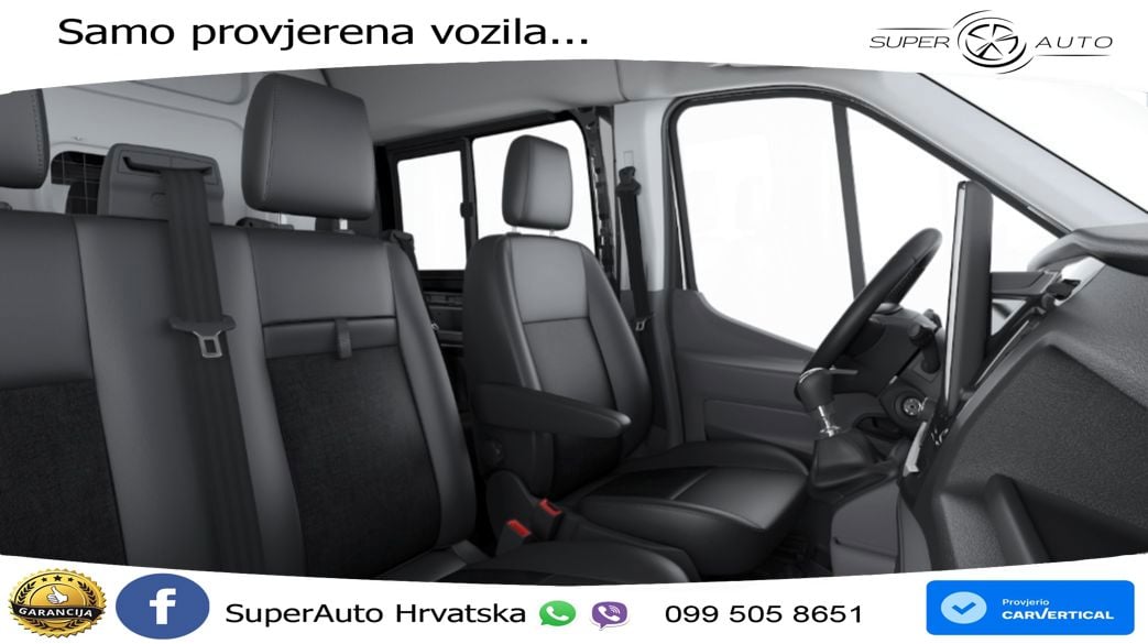 Ford Transit Kasten DoKa 350 L3 Trend Aut. AHK*360*NA 165 KS