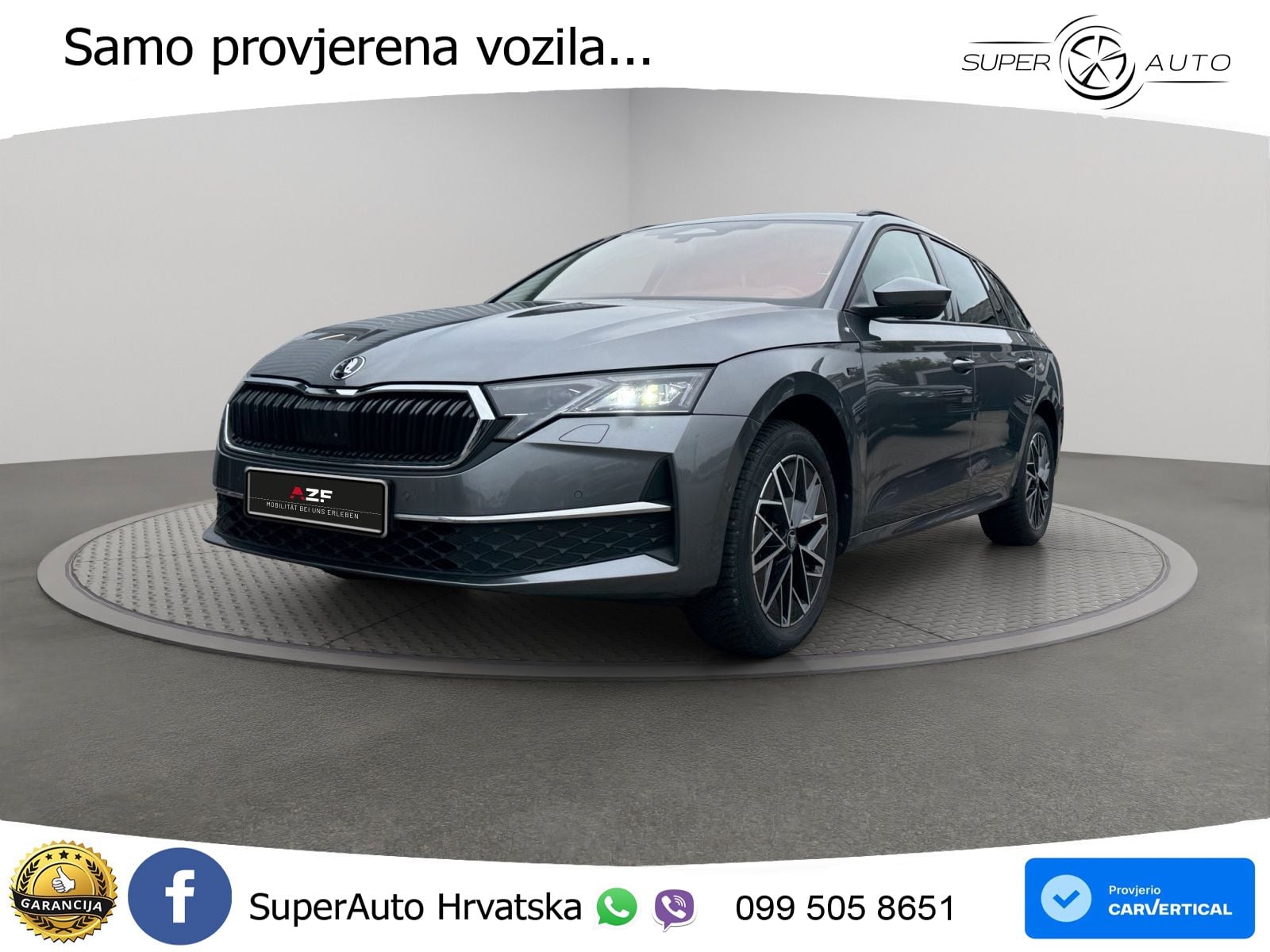 Škoda Octavia Combi 2.0 TDI (150 KS) DSG LED+GR SJED+ACC