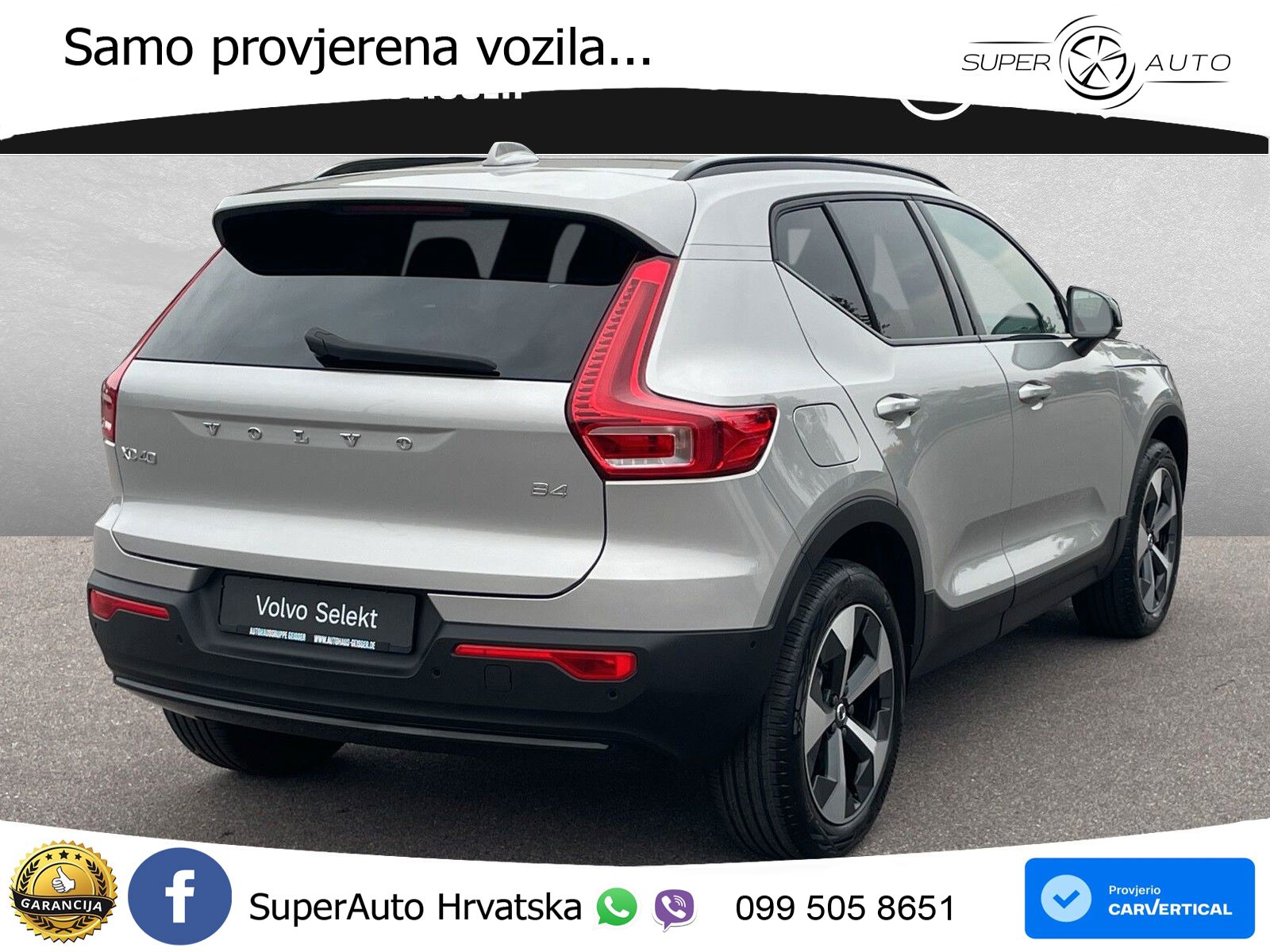 Volvo XC40 2.0 B4 197 KS Automatic LED+GR SJED+ACC