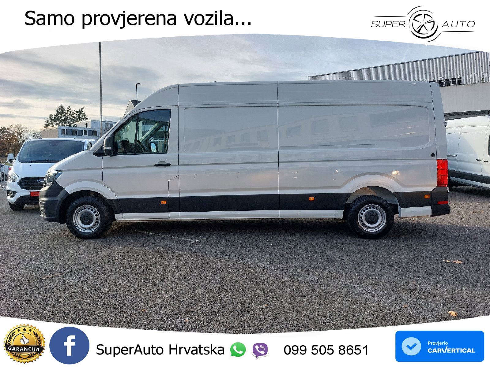 Volkswagen JAHRESWAGEN 2025. CRAFTER L4 177 PS + AHK. MEGA. 177 KS