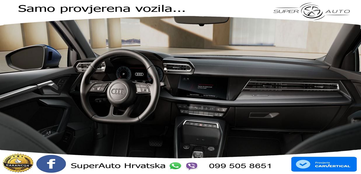 Audi A3 Sportback 30 TFSI (116 KS) Mild Hybrid S tronic LED+GR SJED+ACC