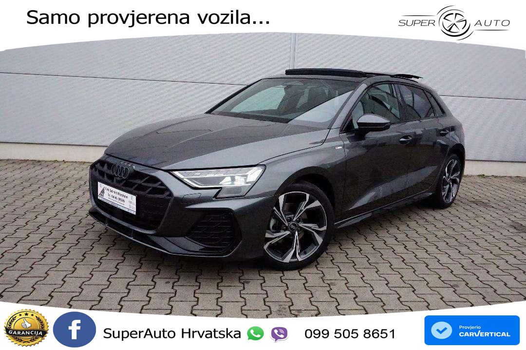 Audi A3 35 TFSI (150 KS) S tronic S line LED+GR SJED+ACC