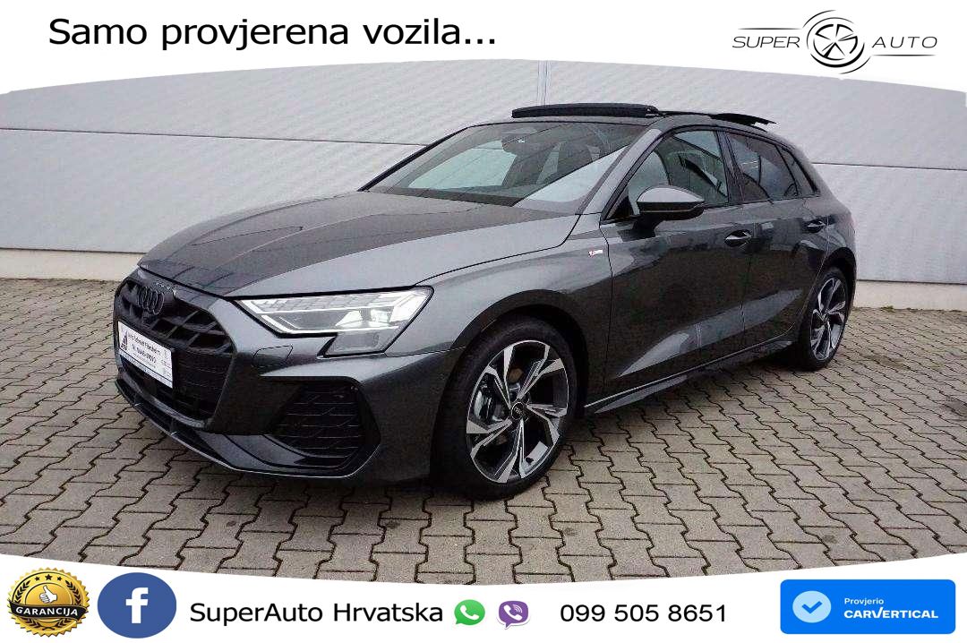 Audi A3 35 TFSI (150 KS) S tronic S line LED+GR SJED+ACC