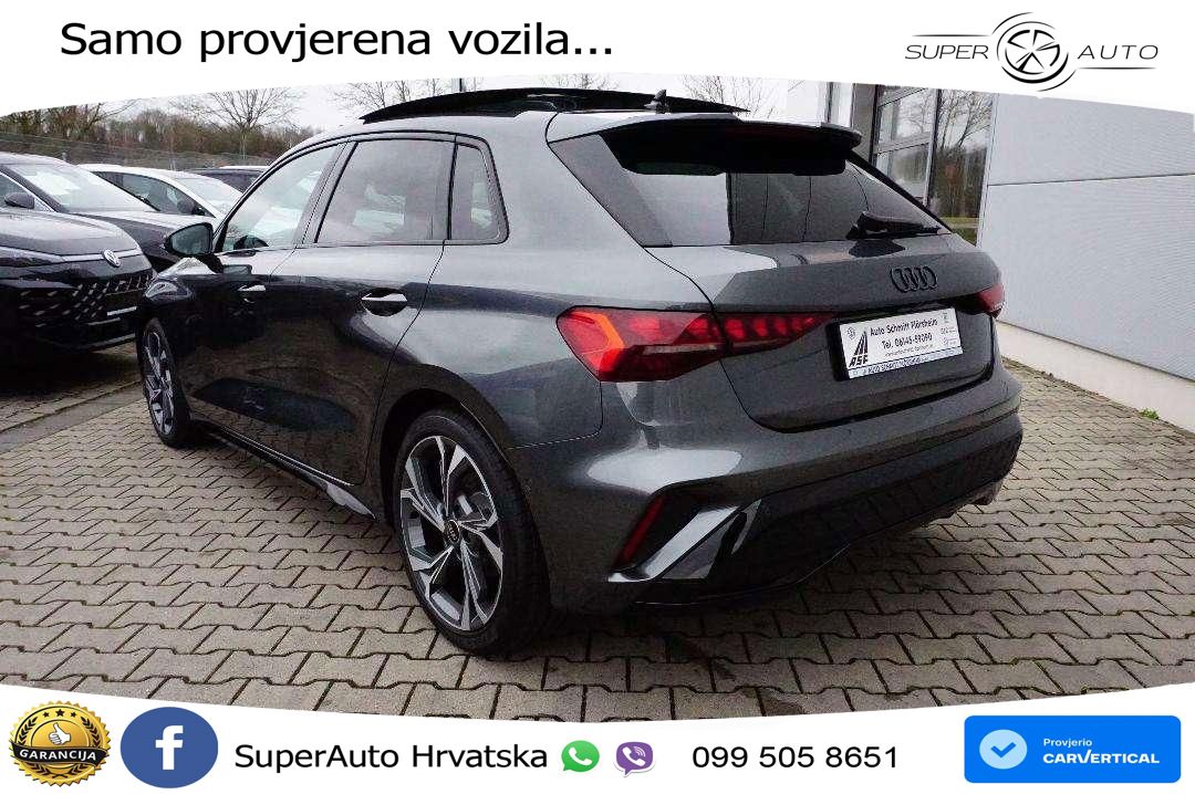 Audi A3 35 TFSI (150 KS) S tronic S line LED+GR SJED+ACC
