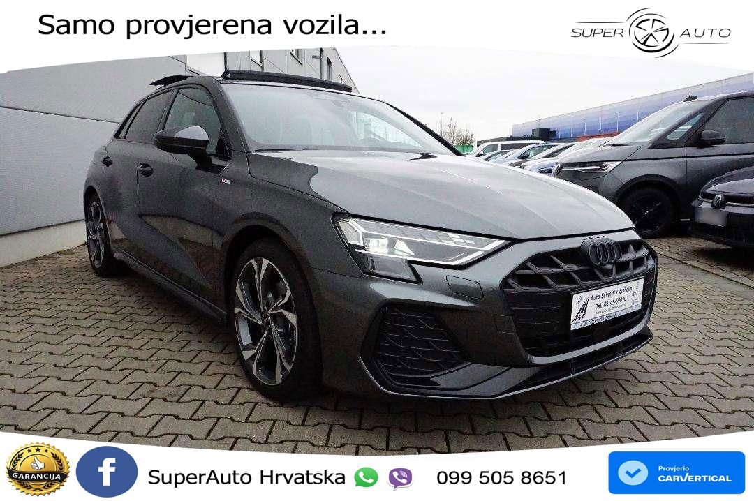 Audi A3 35 TFSI (150 KS) S tronic S line LED+GR SJED+ACC