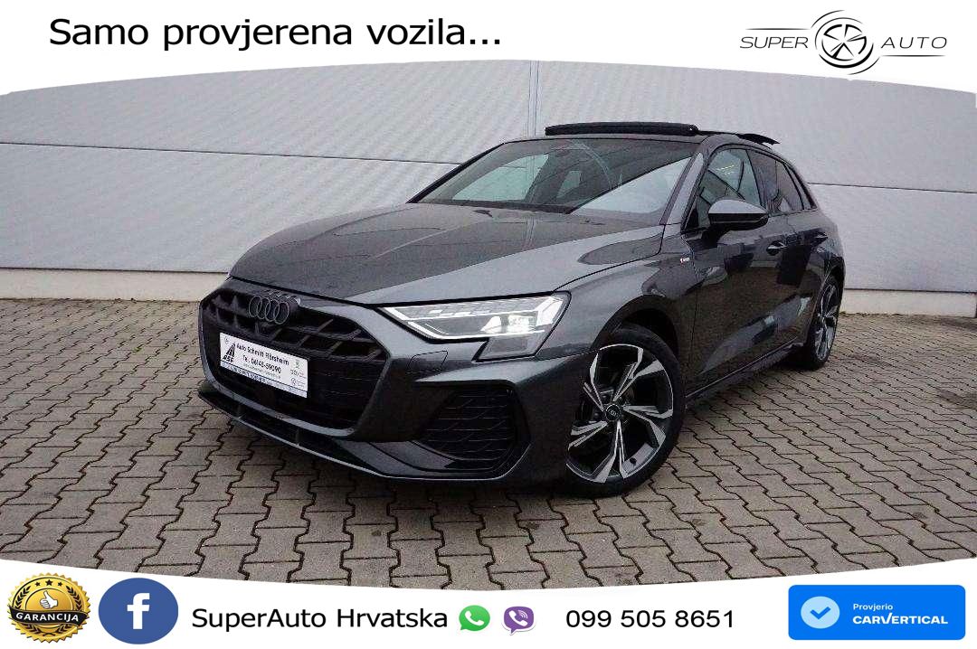 Audi A3 35 TFSI (150 KS) S tronic S line LED+GR SJED+ACC