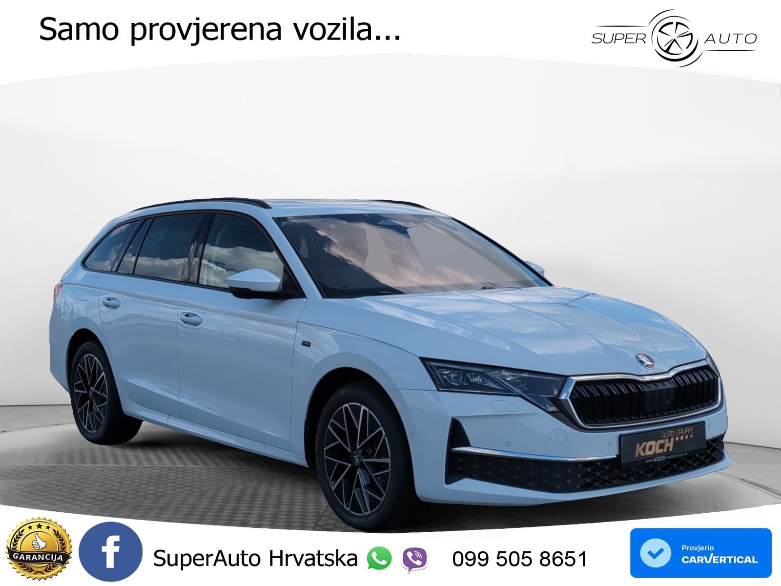 Škoda Octavia Combi 2.0 TDI (150 KS) DSG LED+GR SJED+ACC