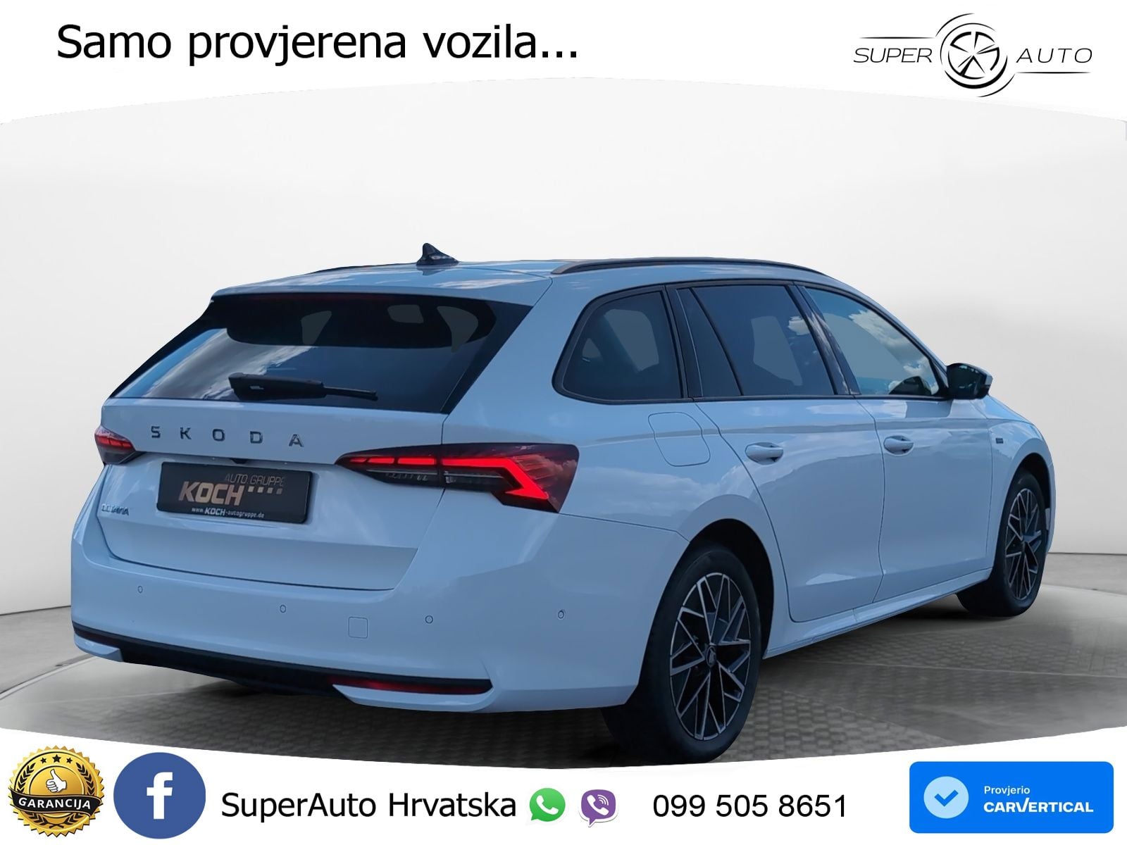 Škoda Octavia Combi 2.0 TDI (150 KS) DSG LED+GR SJED+ACC
