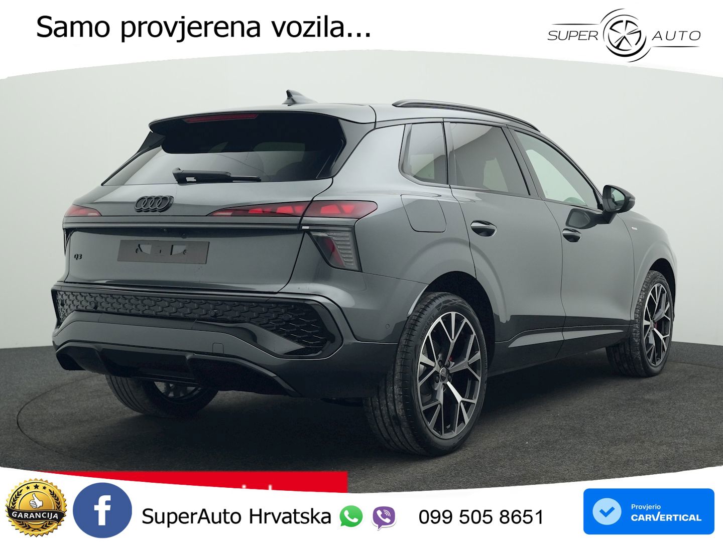 Audi Q3 2.0 TDI (150 KS) S tronic S line MATRIX+GR SJED+KAM