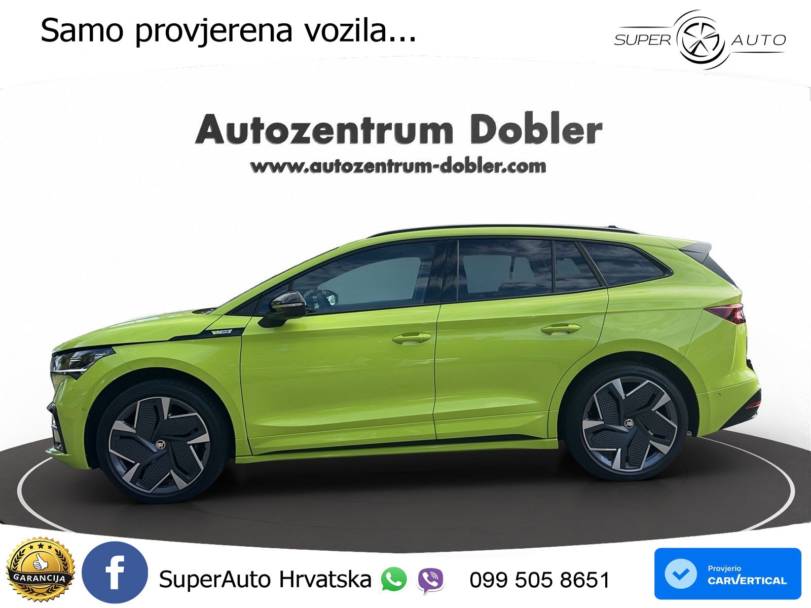 Škoda Enyaq iV RS 82 kWh (340 KS) AWD Lounge MATRIX+GR SJED+KAM