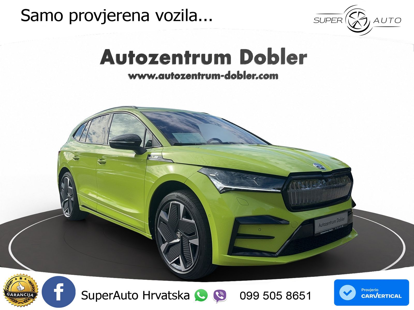 Škoda Enyaq iV RS 82 kWh (340 KS) AWD Lounge MATRIX+GR SJED+KAM