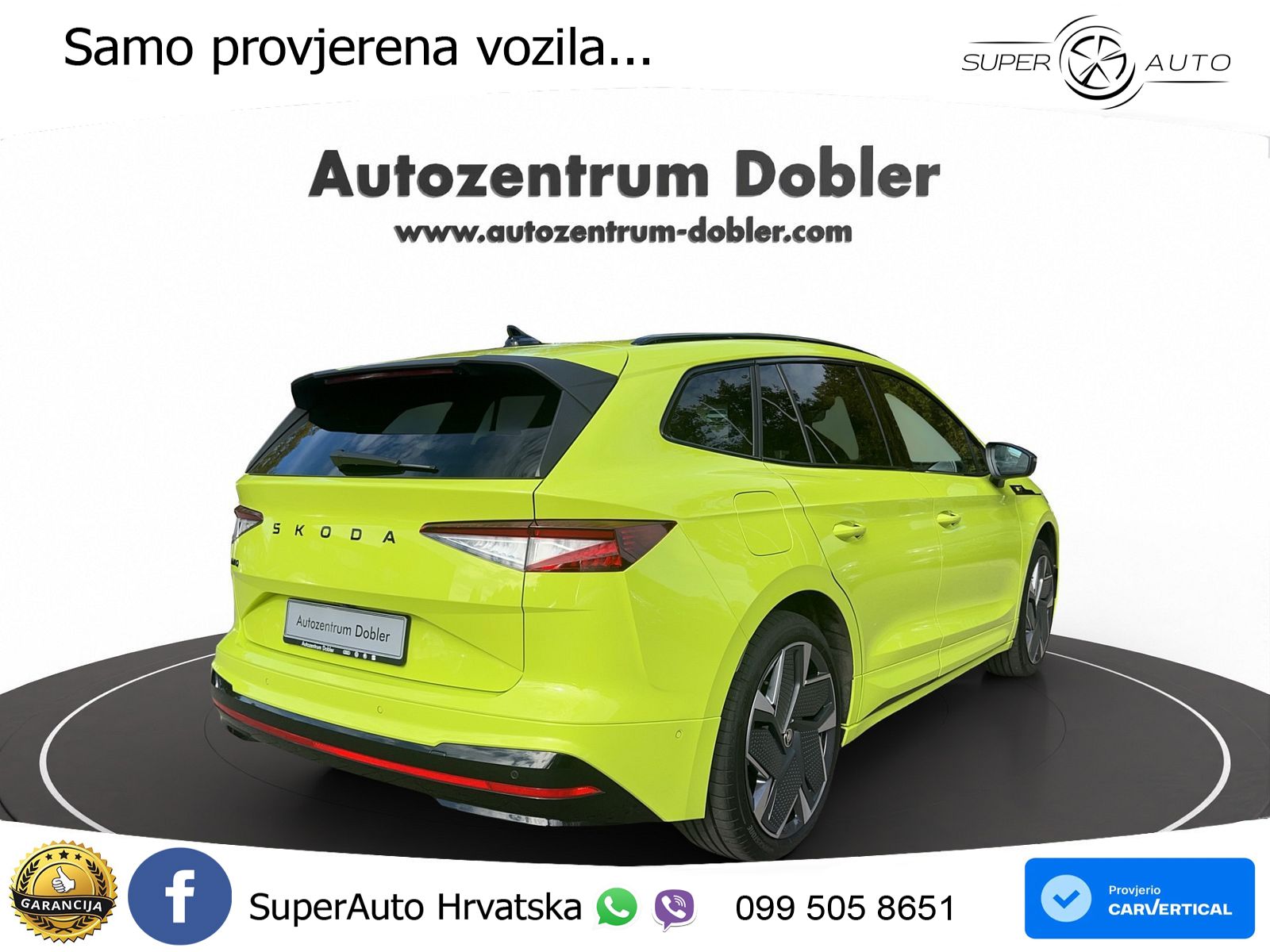 Škoda Enyaq iV RS 82 kWh (340 KS) AWD Lounge MATRIX+GR SJED+KAM