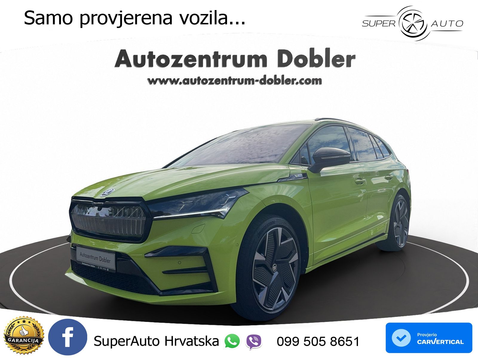Škoda Enyaq iV RS 82 kWh (340 KS) AWD Lounge MATRIX+GR SJED+KAM