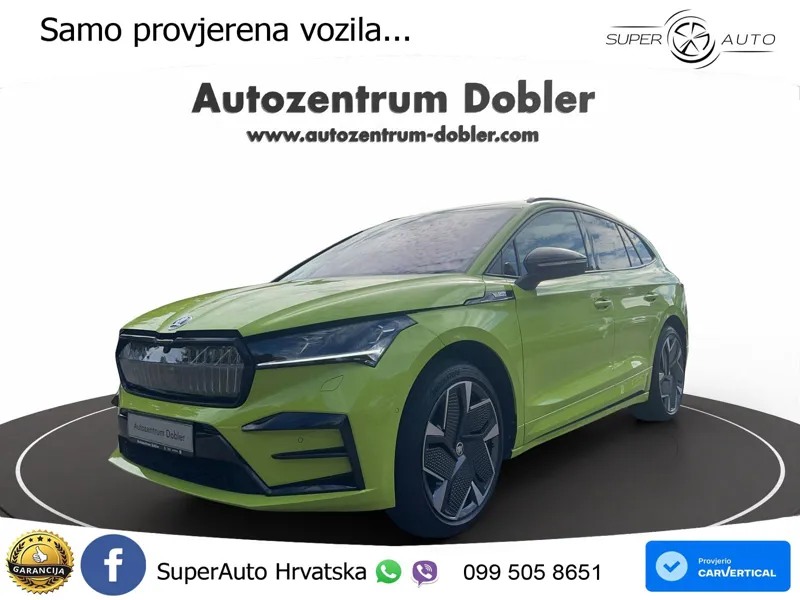 Škoda Enyaq iV RS 82 kWh (340 KS) AWD Lounge MATRIX+GR SJED+KAM