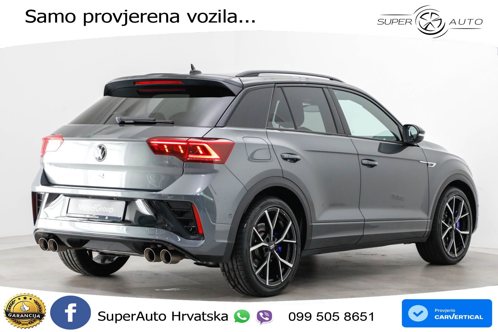 Volkswagen T-Roc R 2.0 TSI (300 KS) OPF 4M DSG LED+GR SJED+ACC