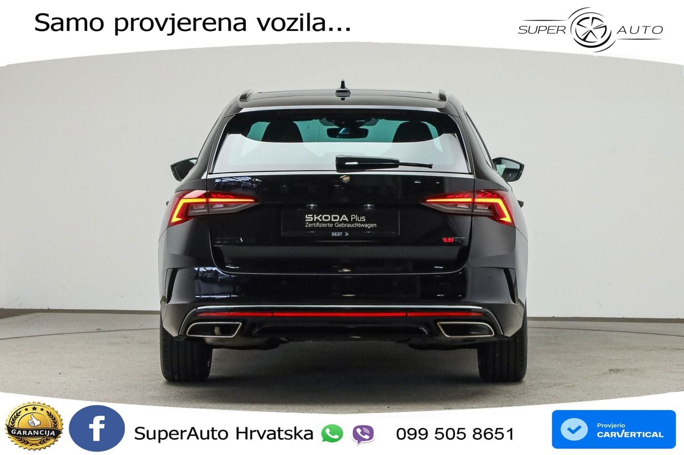 Škoda Octavia Combi RS 2.0 TDI (200 KS) DSG LED+GR SJED+ACC