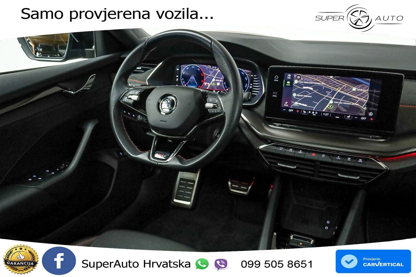 Škoda Octavia Combi RS 2.0 TDI (200 KS) DSG LED+GR SJED+ACC