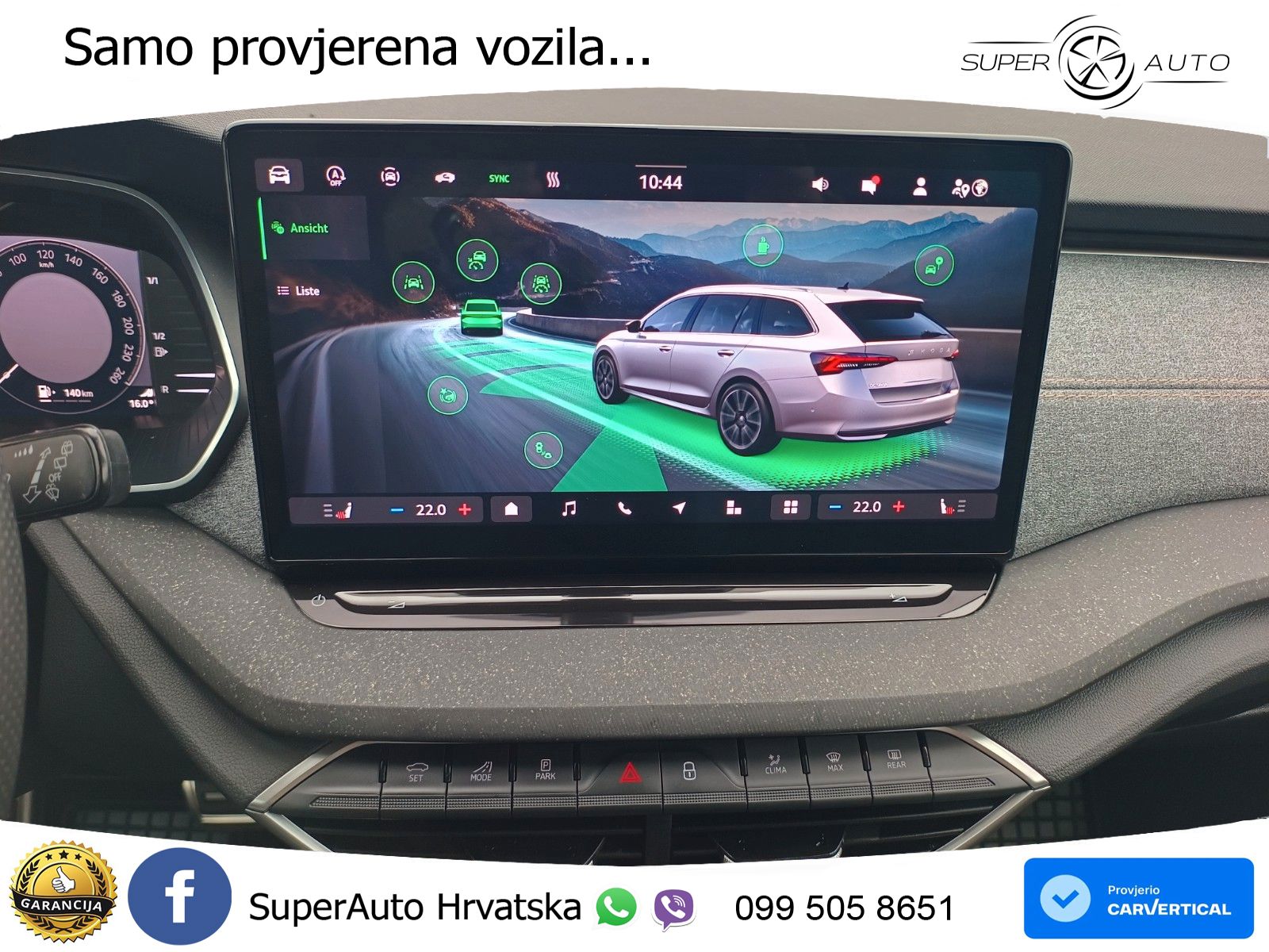 Škoda Octavia Combi 2.0 TDI (150 KS) DSG LED+GR SJED+ACC
