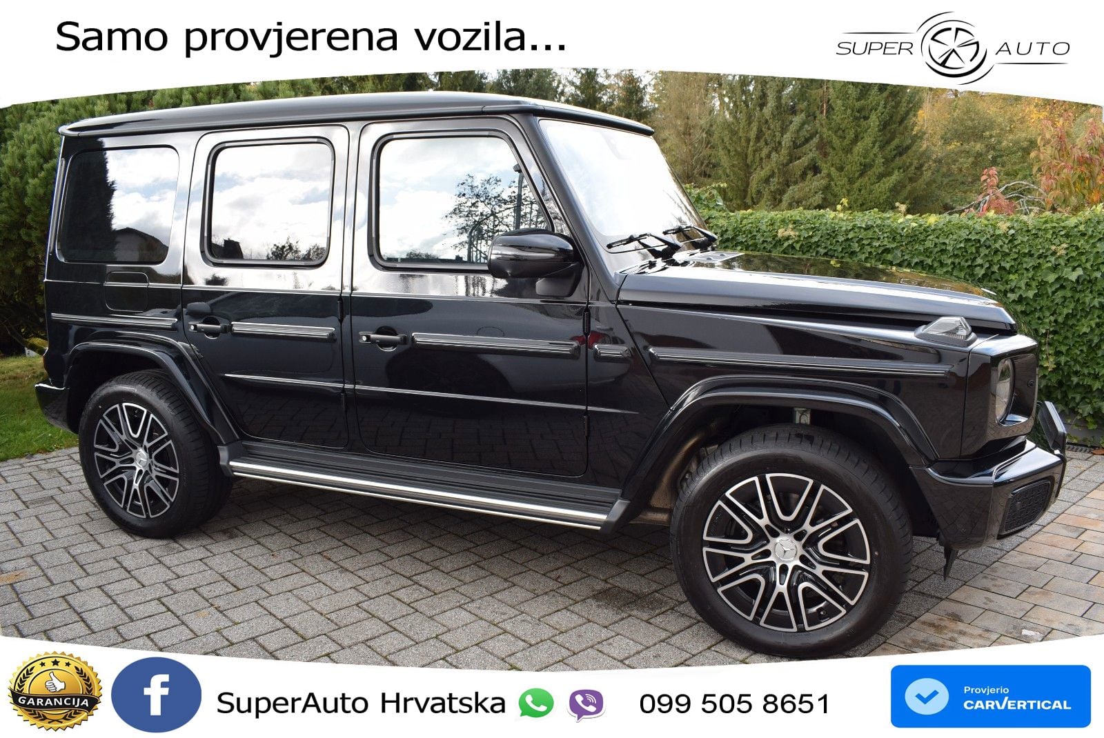 Mercedes G 450d Long (367 KS) 4MATIC 9G-TRONIC Superior LED+GR SJED+ACC