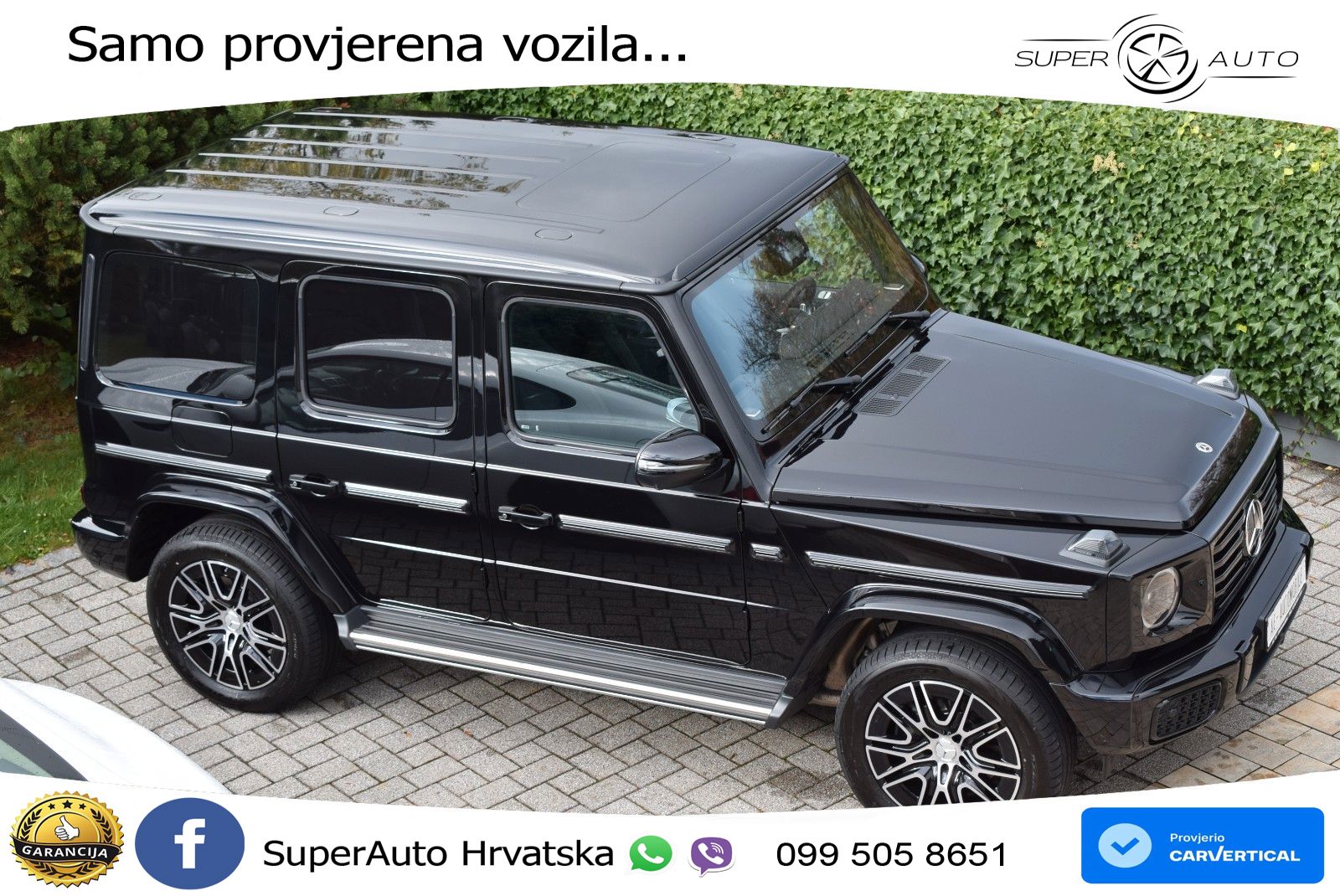 Mercedes G 450d Long (367 KS) 4MATIC 9G-TRONIC Superior LED+GR SJED+ACC