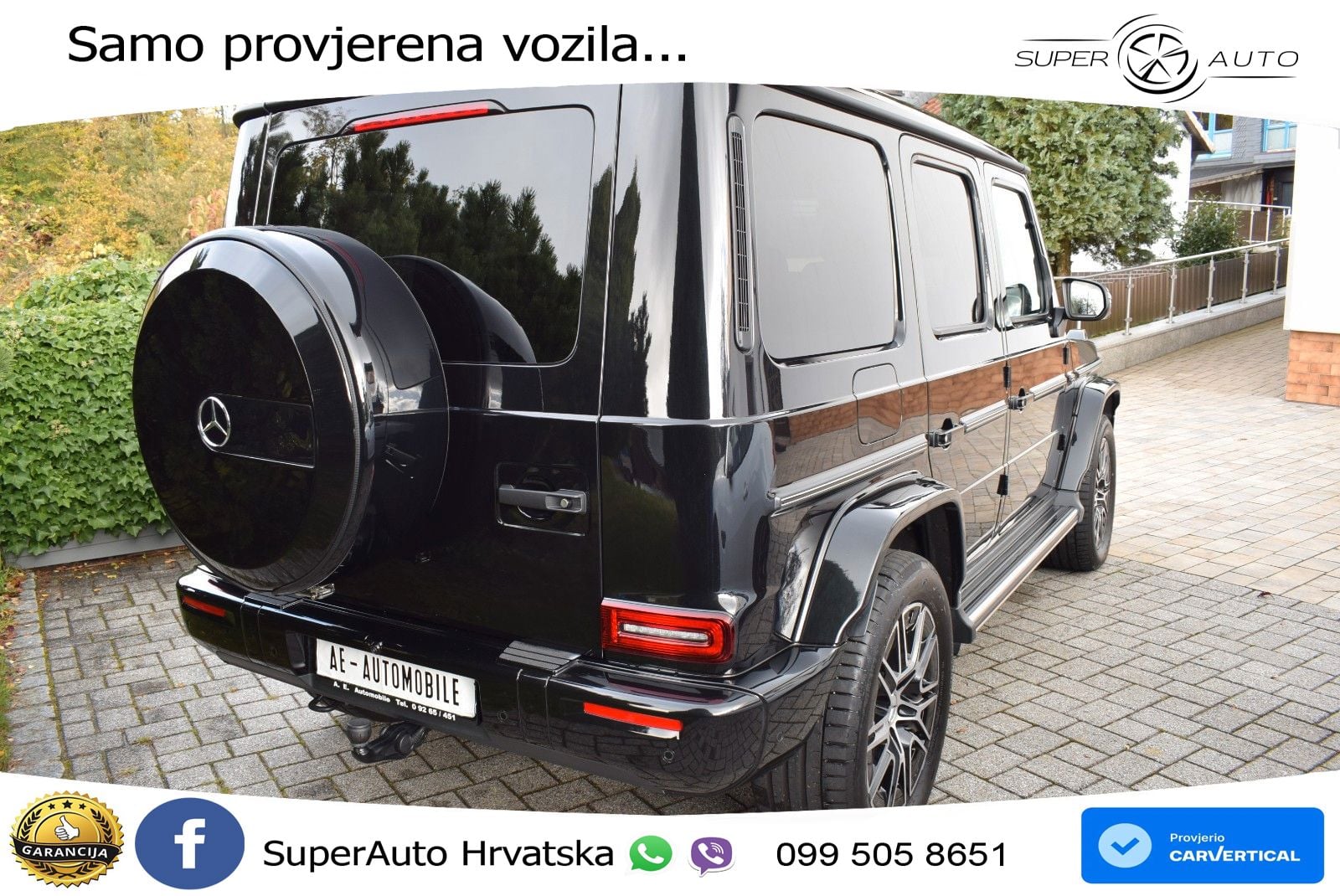 Mercedes G 450d Long (367 KS) 4MATIC 9G-TRONIC Superior LED+GR SJED+ACC