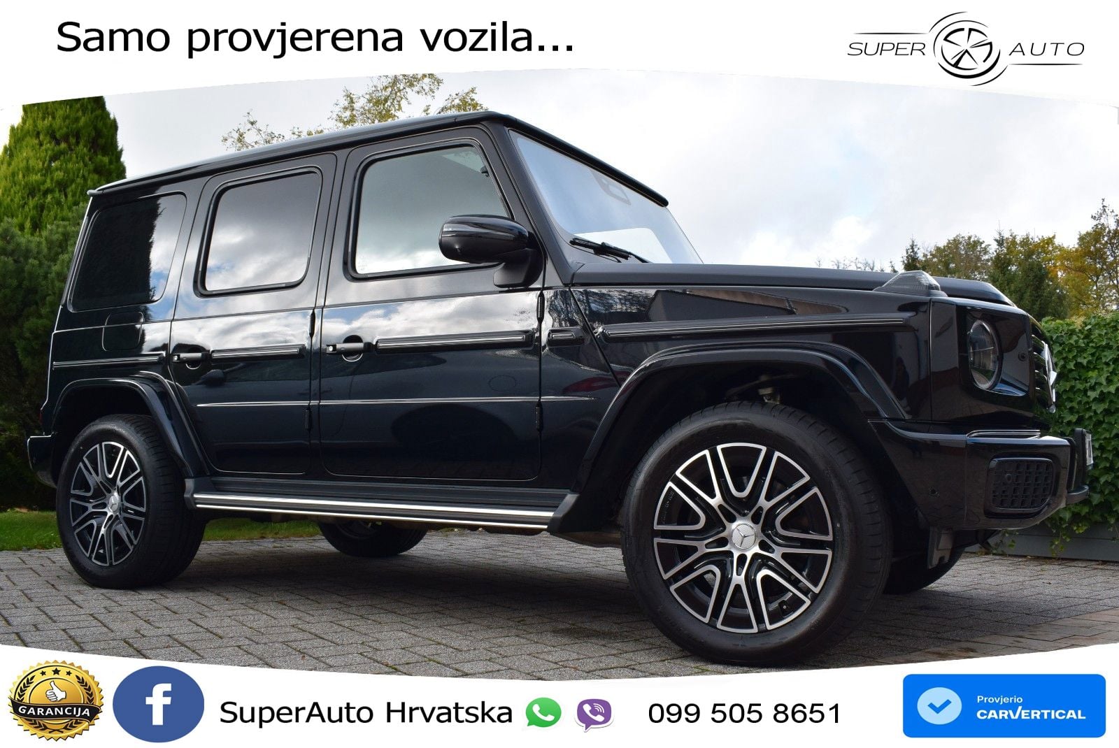 Mercedes G 450d Long (367 KS) 4MATIC 9G-TRONIC Superior LED+GR SJED+ACC