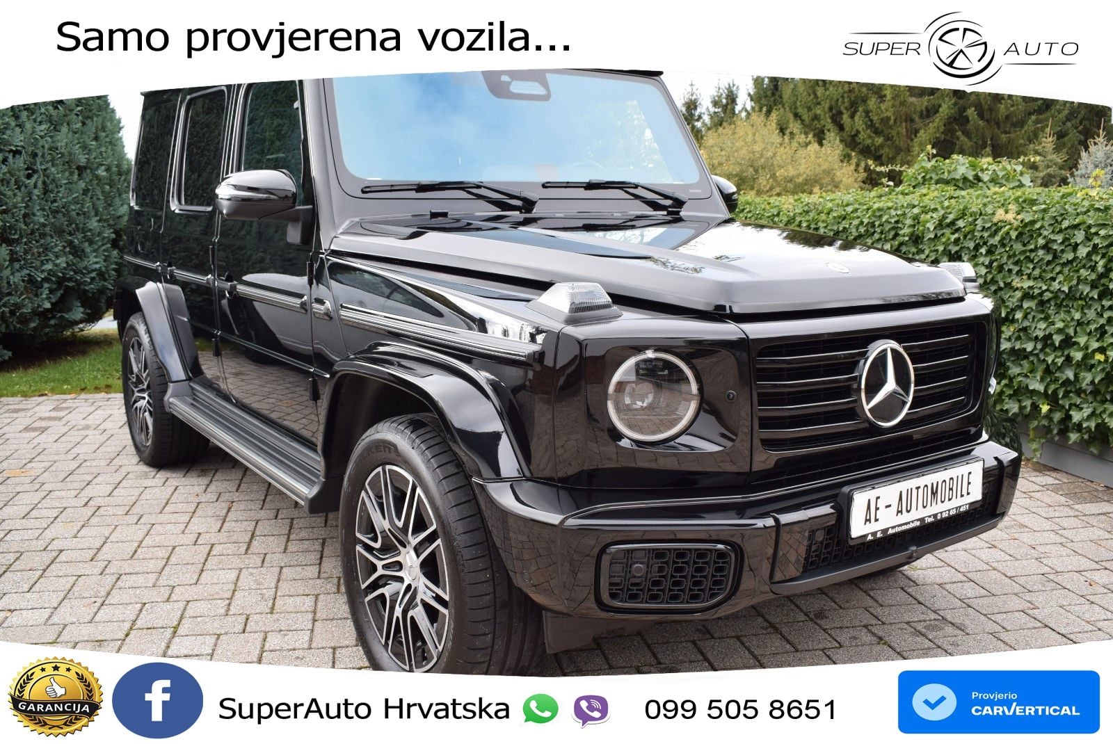 Mercedes G 450d Long (367 KS) 4MATIC 9G-TRONIC Superior LED+GR SJED+ACC