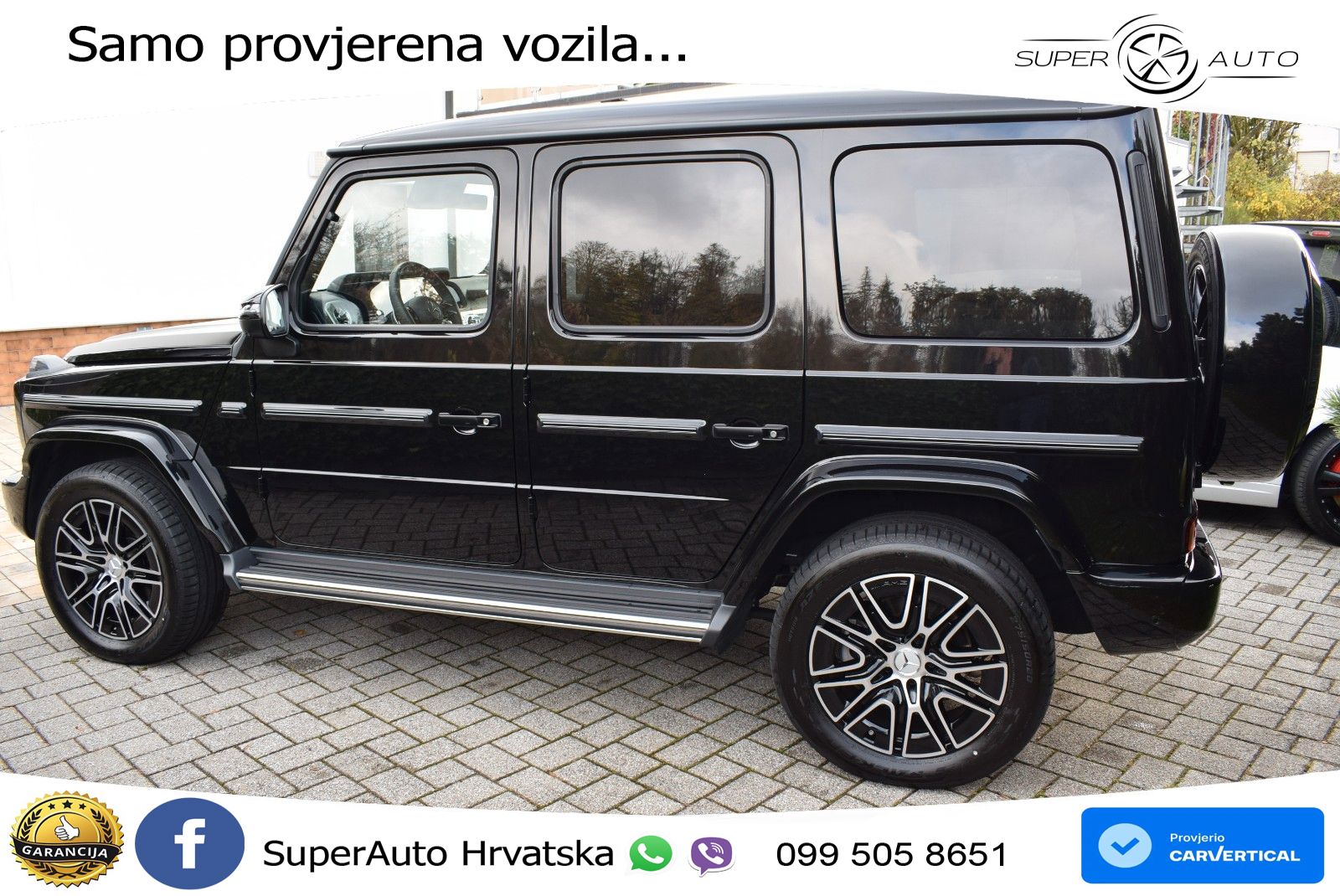 Mercedes G 450d Long (367 KS) 4MATIC 9G-TRONIC Superior LED+GR SJED+ACC