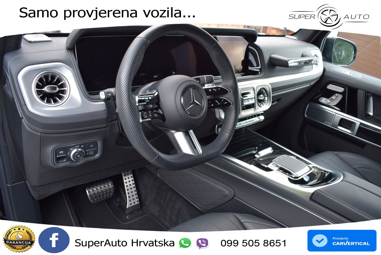 Mercedes G 450d Long (367 KS) 4MATIC 9G-TRONIC Superior LED+GR SJED+ACC