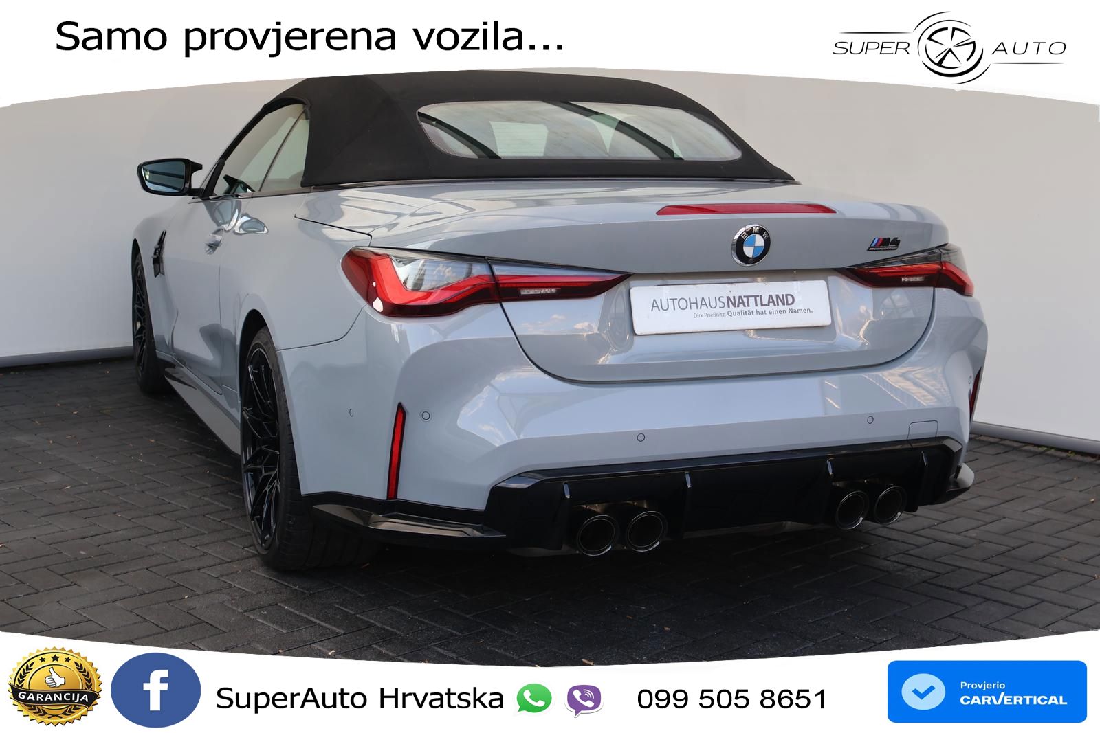 BMW M4 Convertible Competition 3.0 (510 KS) xDrive Steptronic LED+GR SJED+ACC