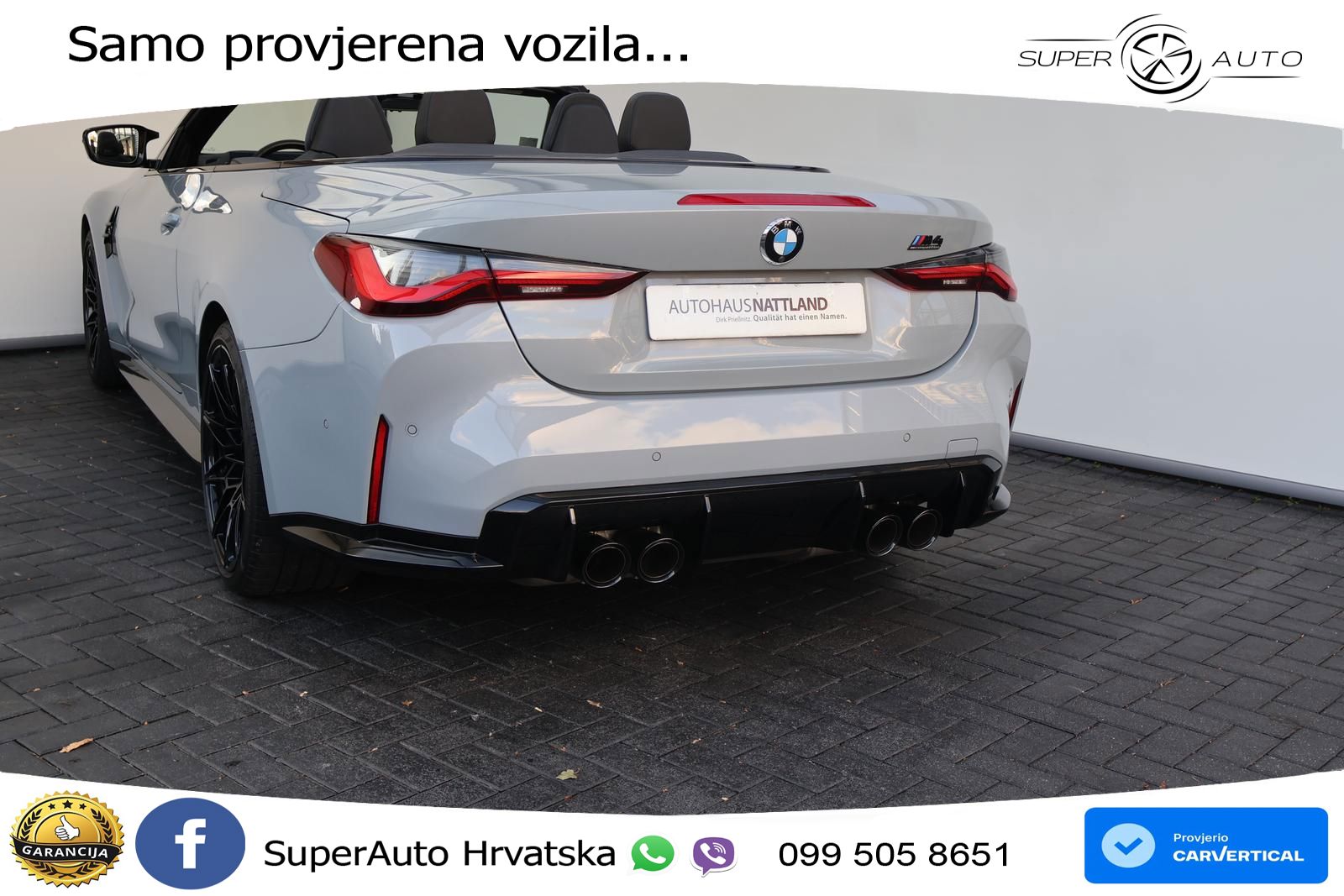 BMW M4 Convertible Competition 3.0 (510 KS) xDrive Steptronic LED+GR SJED+ACC