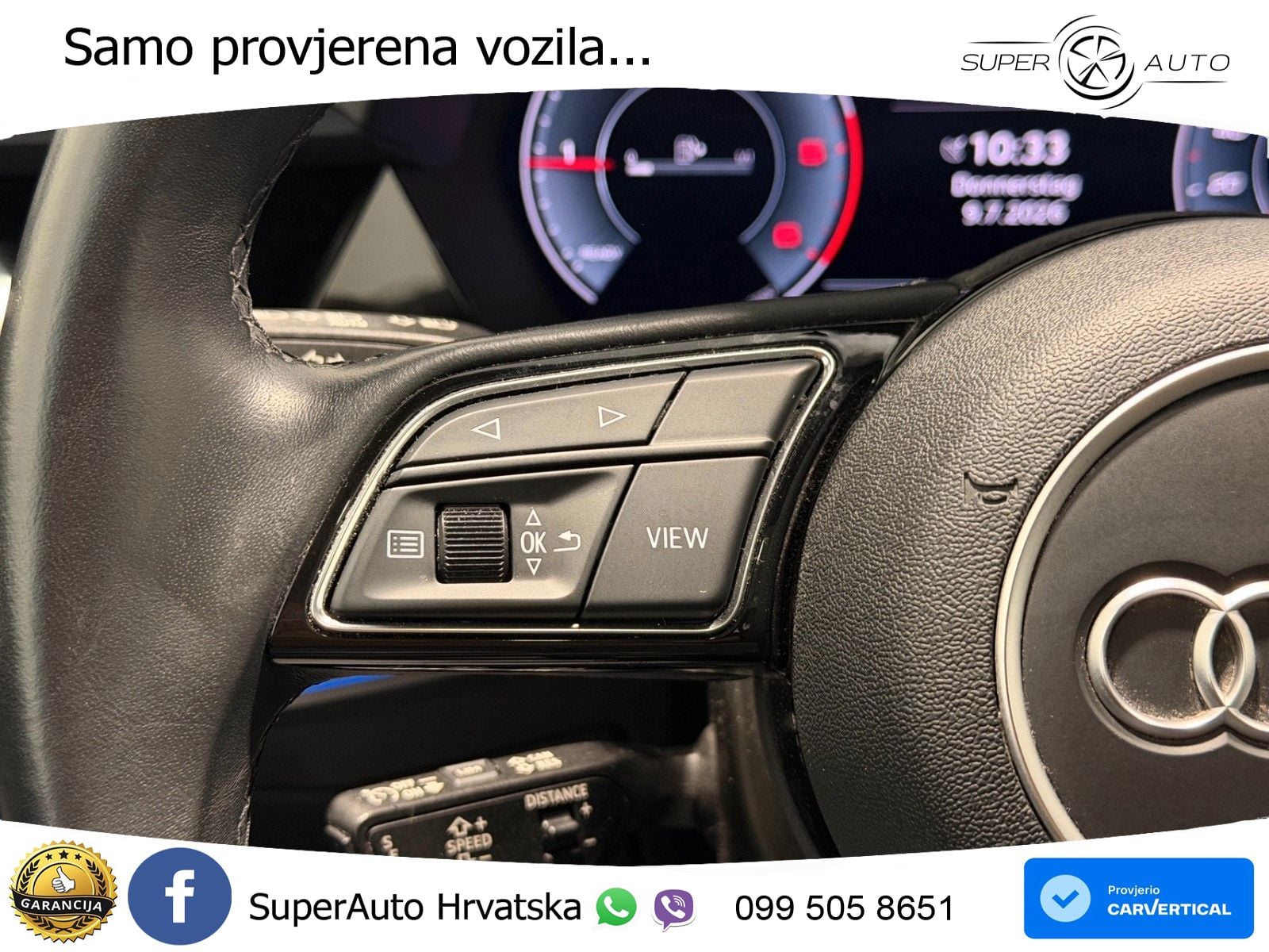 Audi A3 35 TDI (150 KS) advanced LED+GR SJED+ACC
