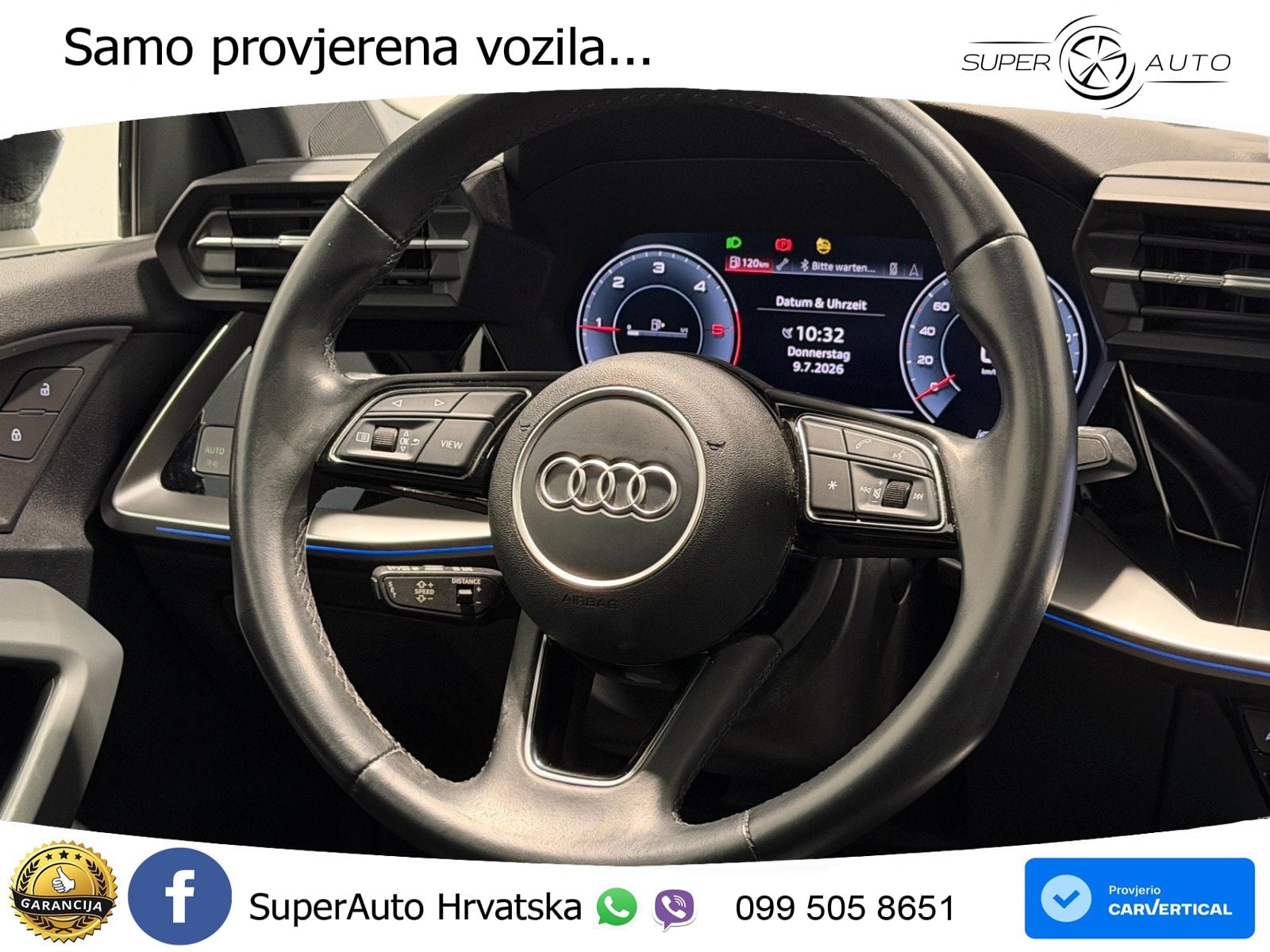 Audi A3 35 TDI (150 KS) advanced LED+GR SJED+ACC