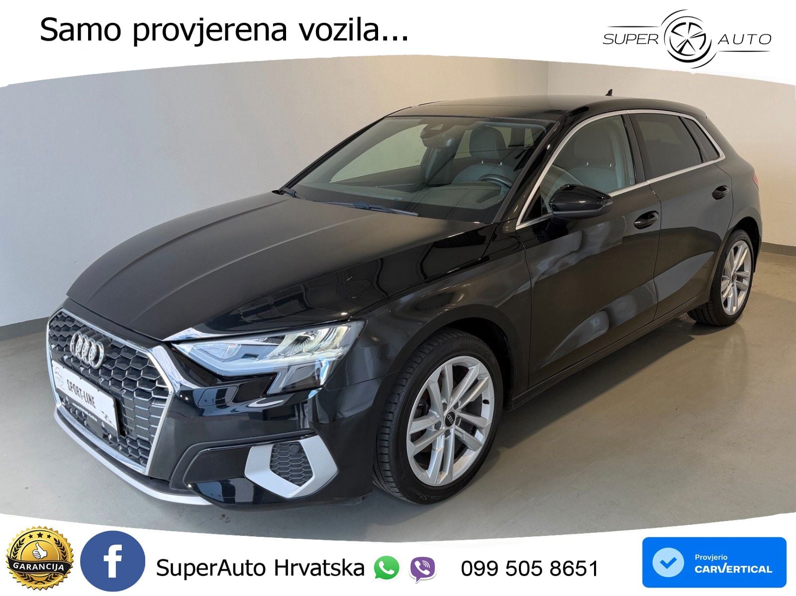 Audi A3 35 TDI (150 KS) advanced LED+GR SJED+ACC