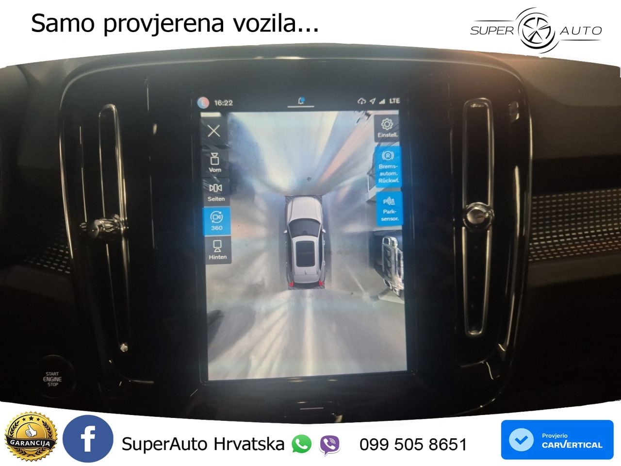 Volvo XC40 2.0 B3 163 KS Automatic ACC+GR SJED+360+PANO