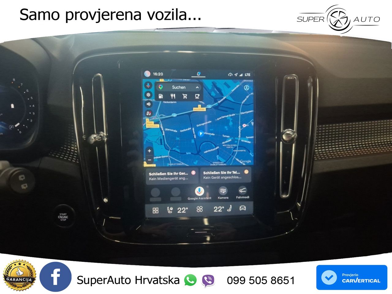 Volvo XC40 2.0 B3 163 KS Automatic ACC+GR SJED+360+PANO