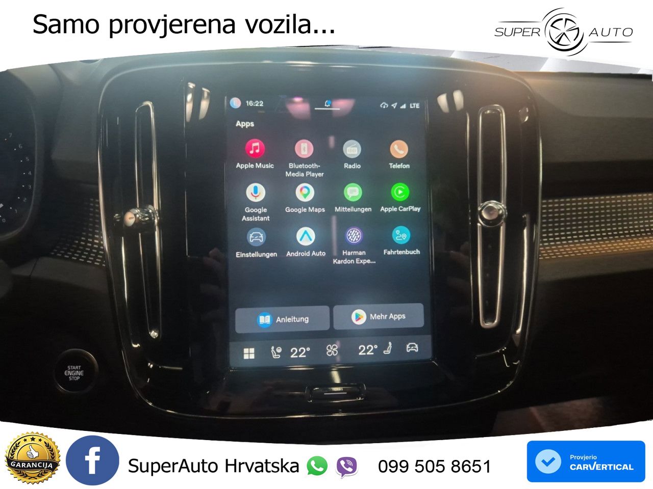 Volvo XC40 2.0 B3 163 KS Automatic ACC+GR SJED+360+PANO