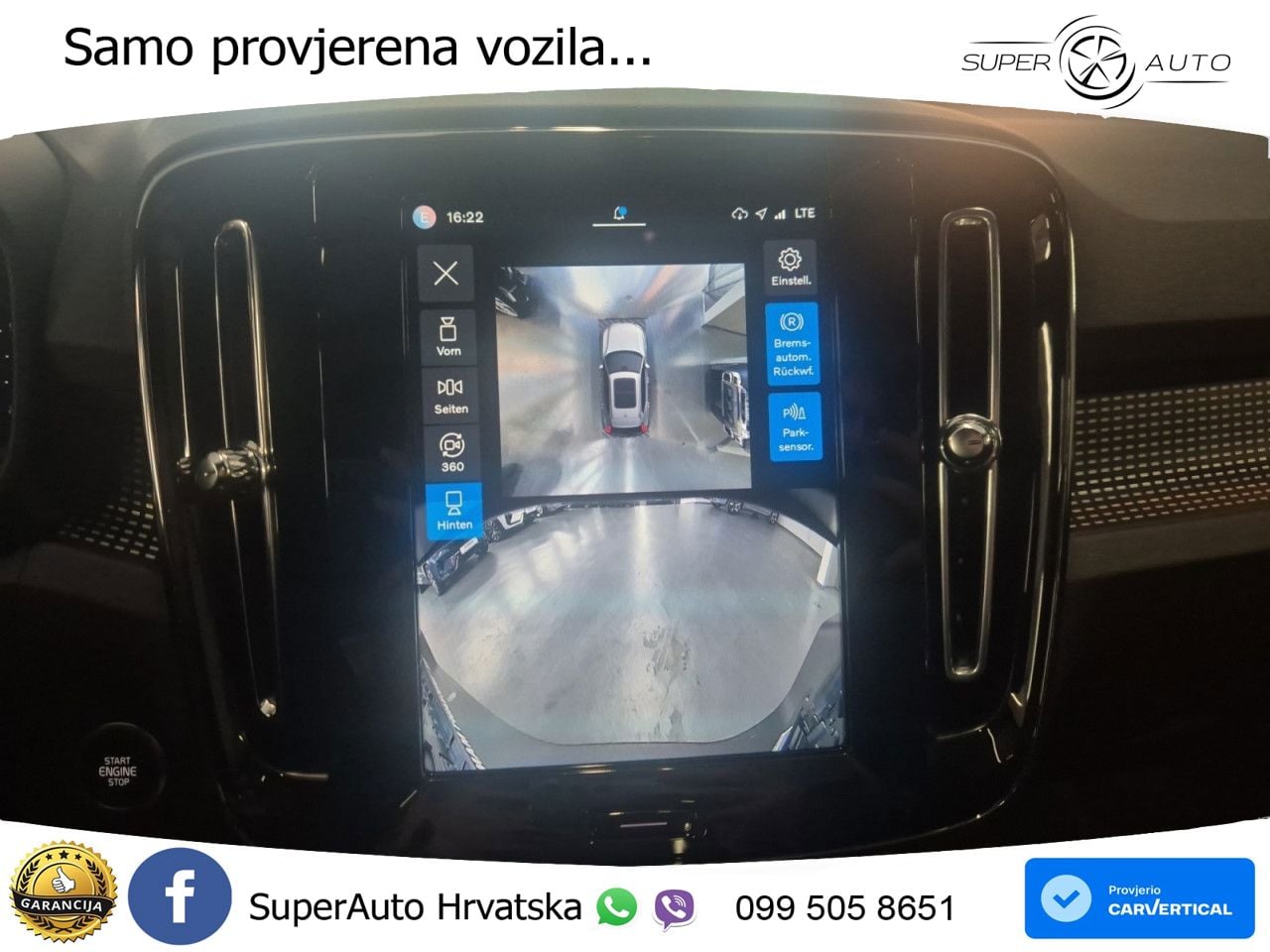 Volvo XC40 2.0 B3 163 KS Automatic ACC+GR SJED+360+PANO