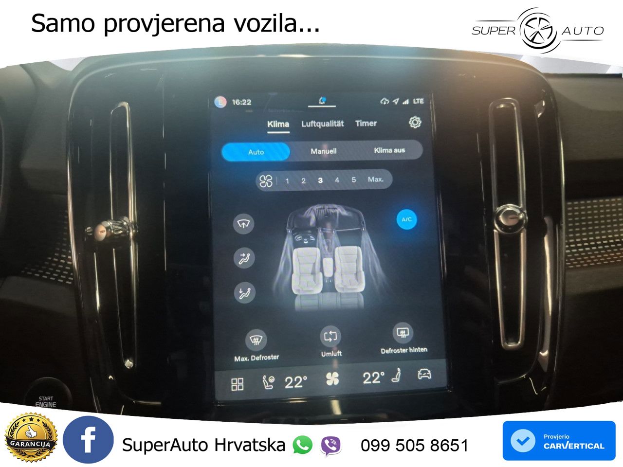 Volvo XC40 2.0 B3 163 KS Automatic ACC+GR SJED+360+PANO